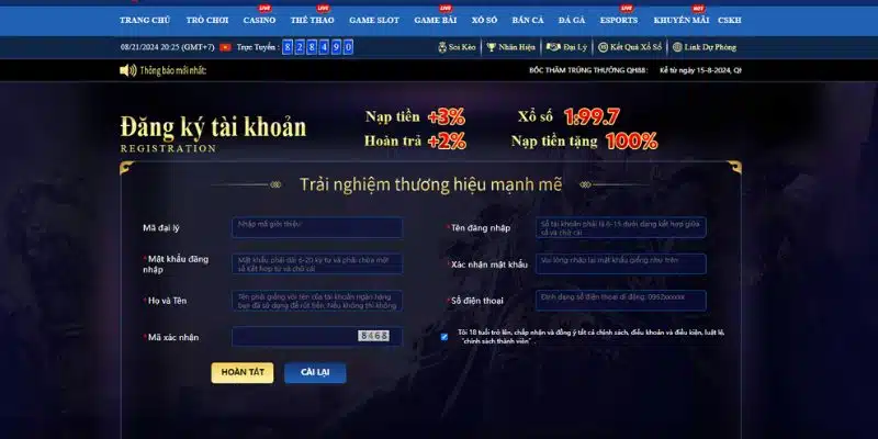 Hướng dẫn chi tiết cách tạo tài khoản QH88 cho người chơi mới
